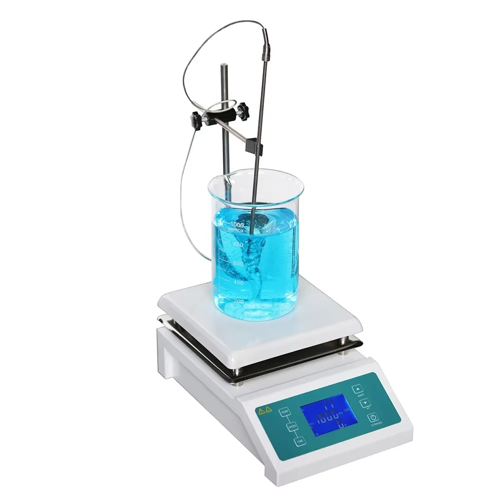 High-quality laboratory digital display ceramic  hot plate and magnetic stirrer 5L