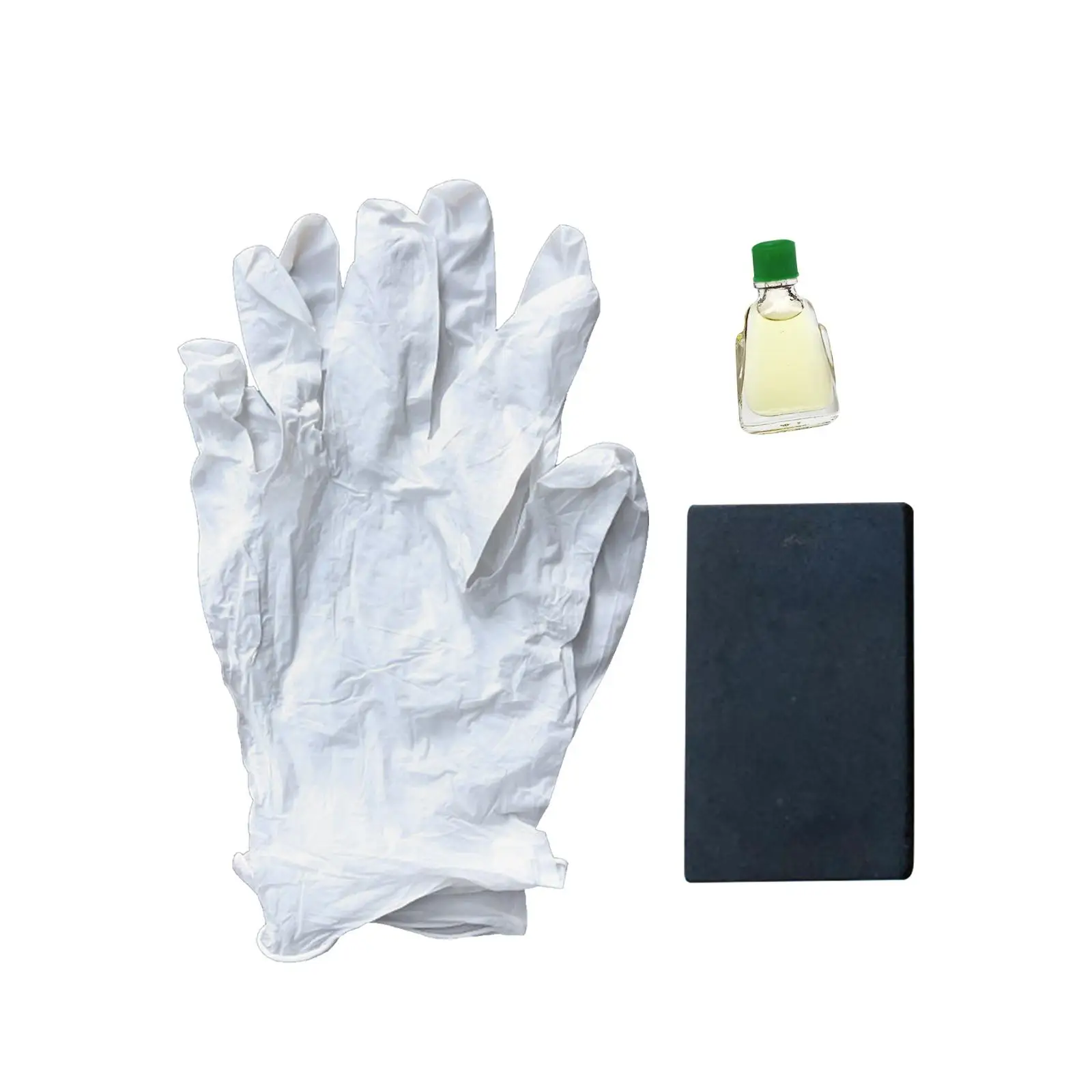 Gold Testing Kit Touchstone with Protective Gloves Gold Detection Stone