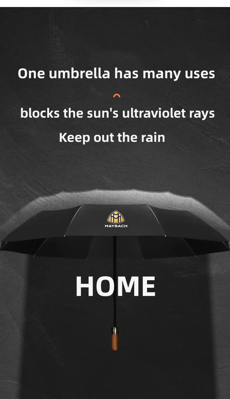 Car Styling Car Portable Folding Umbrella Sunshade Fully-Automatic For  Mercedes-Benz Maybach E-Class C-Class S-Class Accessory