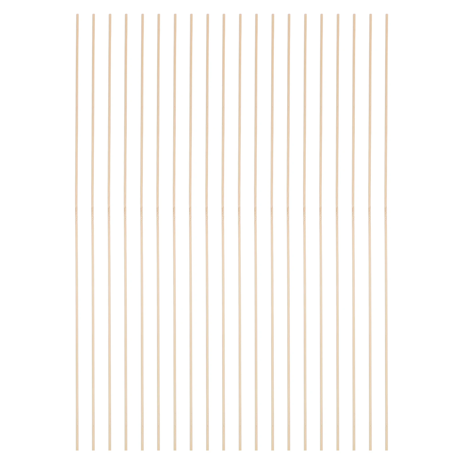 20 قطعة من أعواد الخيزران لصنع الحرف اليدوية للأطفال قضبان خشبية ناعمة للأنشطة الخارجية العائلية أقطاب الخيزران الرقيقة قفص العصافير