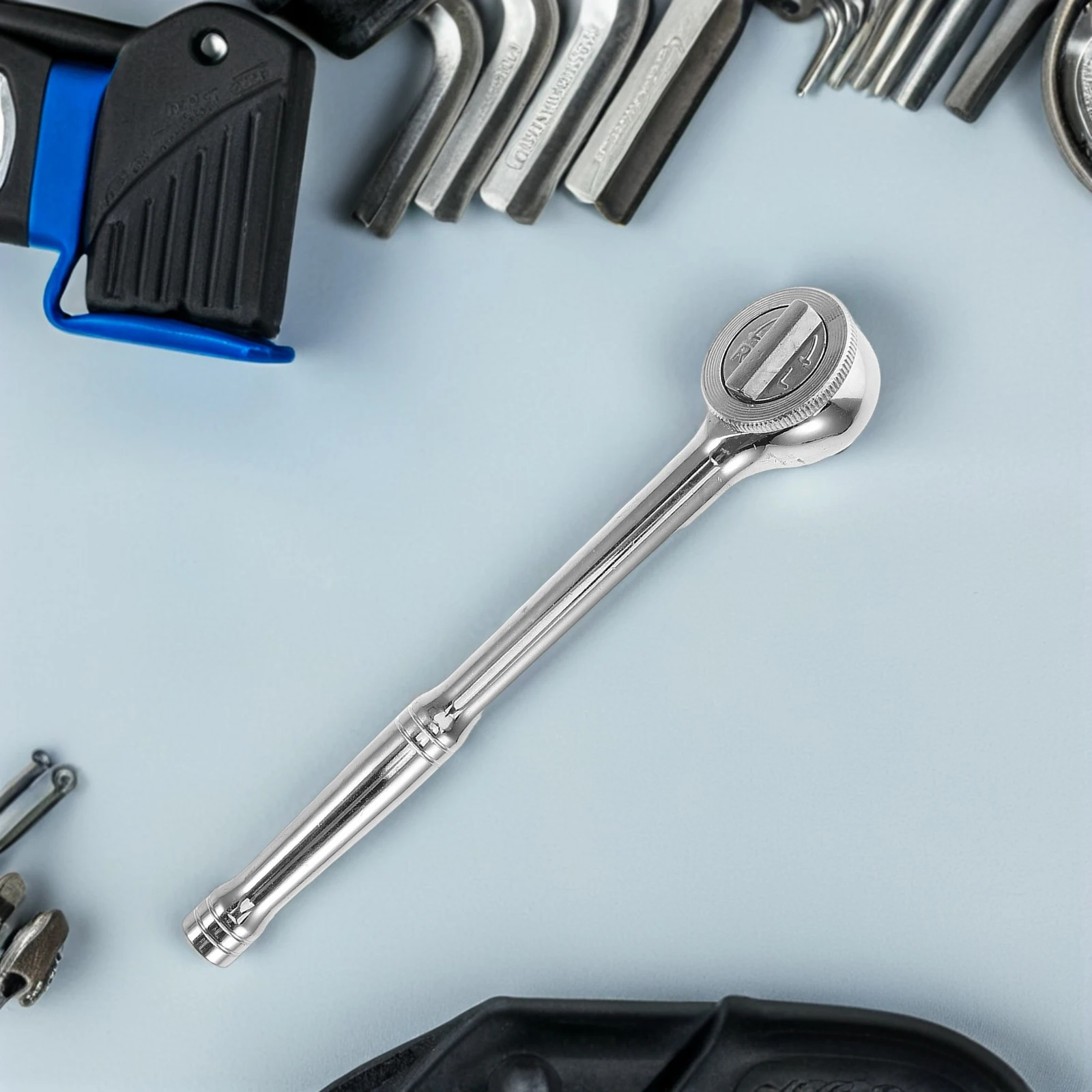 

Multifunctional Ratchet Wrench Scrench Drive Standard Portable Spanner Repair Tool