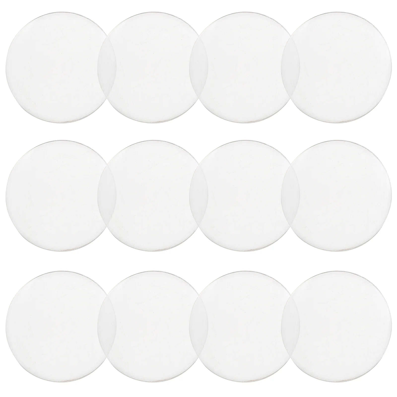 12 Pcs Magnifier Science Teaching Tools Physics Optical Lens Handheld Acrylic Experiment