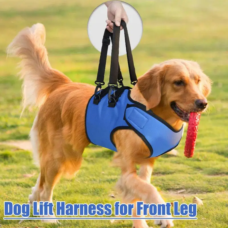 Dog Support Harness Front Leg Support Lift Harness for Dog Adjustable Dog Walking Support Sling walking aid for dogs