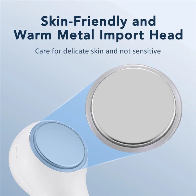 【FITTING!】Warmte Koud Gezicht Schoonheid Apparaat Elektrische Lifting Aanscherping Ogen Nek Dubbele Kin Massager Huidverzorging Facial Tool