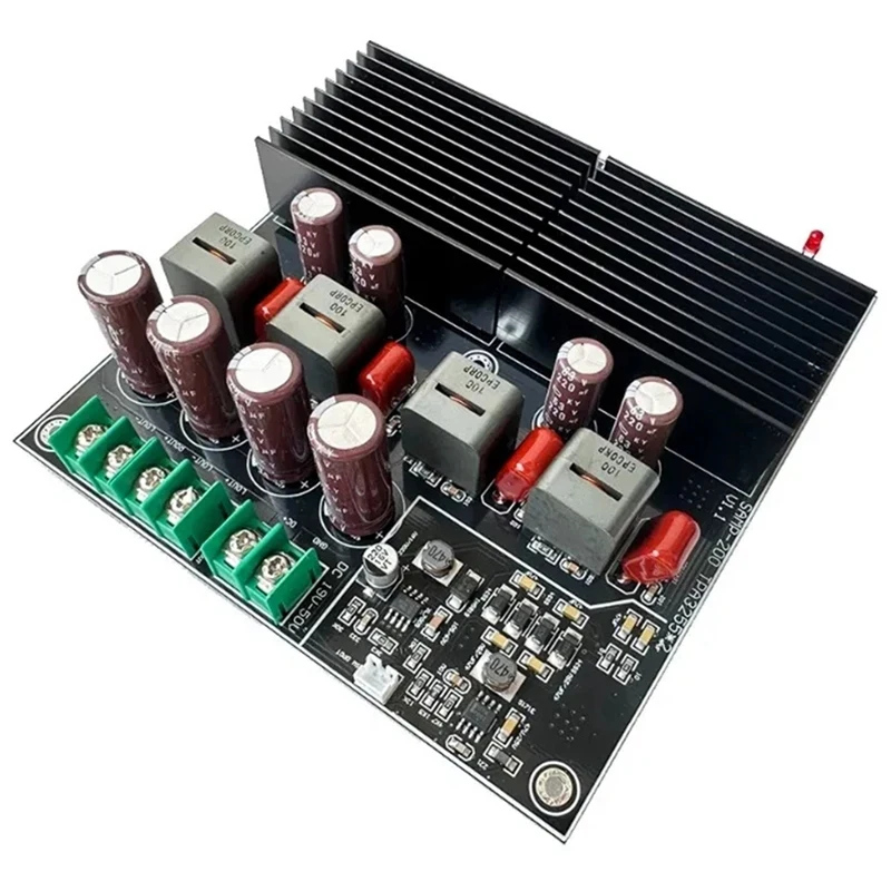 

Dual-Core HIFI Stereo Amplifier 600W+600W Class-D Power Amp Board Professional Home Metal Material