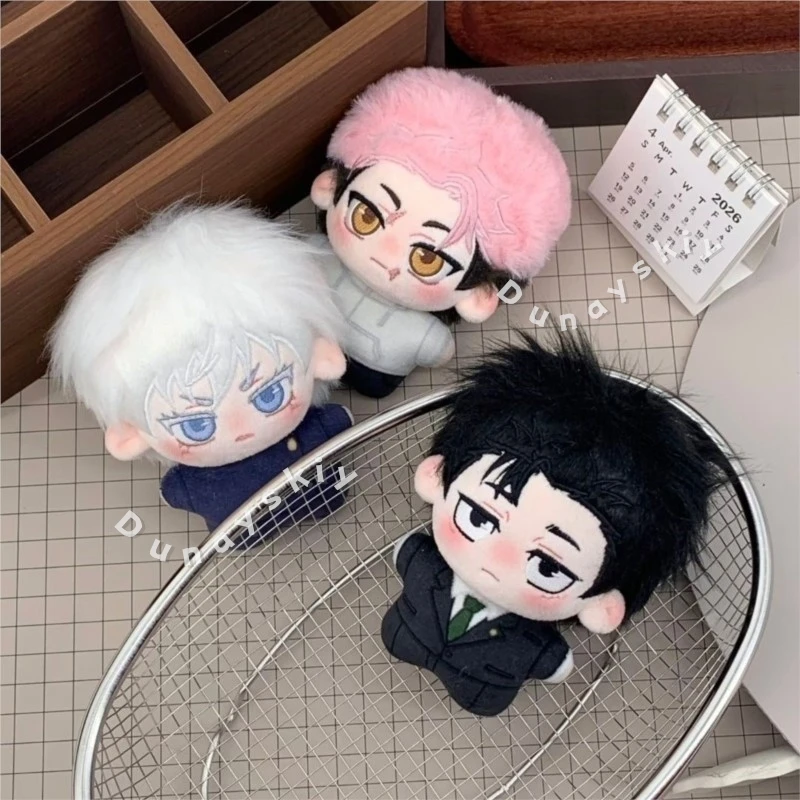 JJK New Plush Gojo Satoru Itadori Yuji Fushiguro Megumi 10cm Q Version Plush Cosplay Costume Anime Peripheral Collectible Figure - view 4