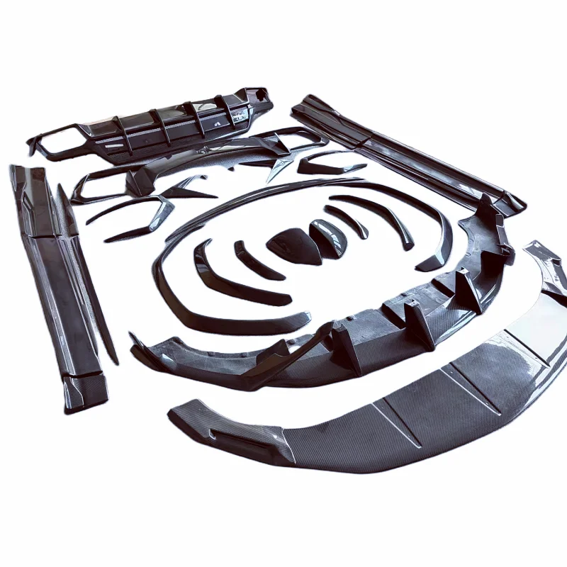 

For Lamborghini URUS Retrofit TC Style Carbon Fiber Front bar Edge Side Skirt Rear Diffuser Rear Spoiler Body Kit