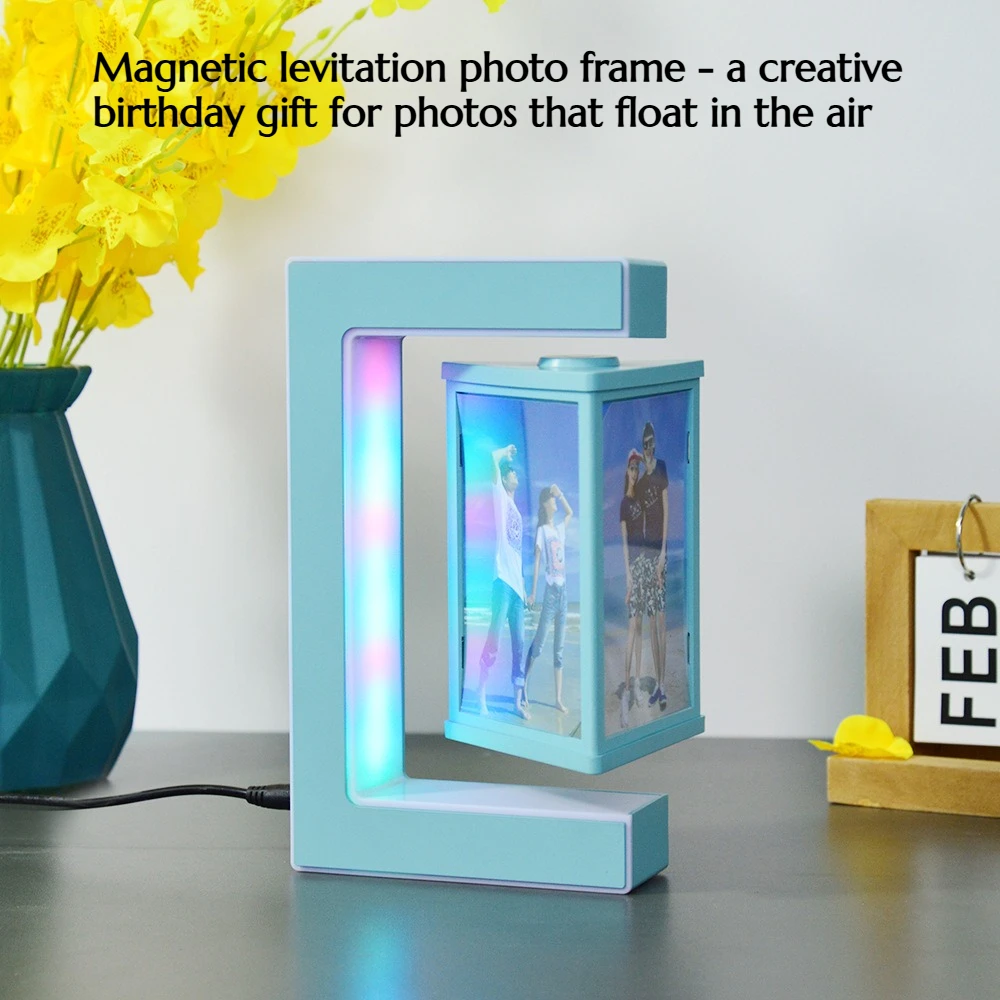 

NEW Creative Decorative Magnetic Floating Photo Frame for Hanging Photos Home Decoration Item Unique Birthday Gift