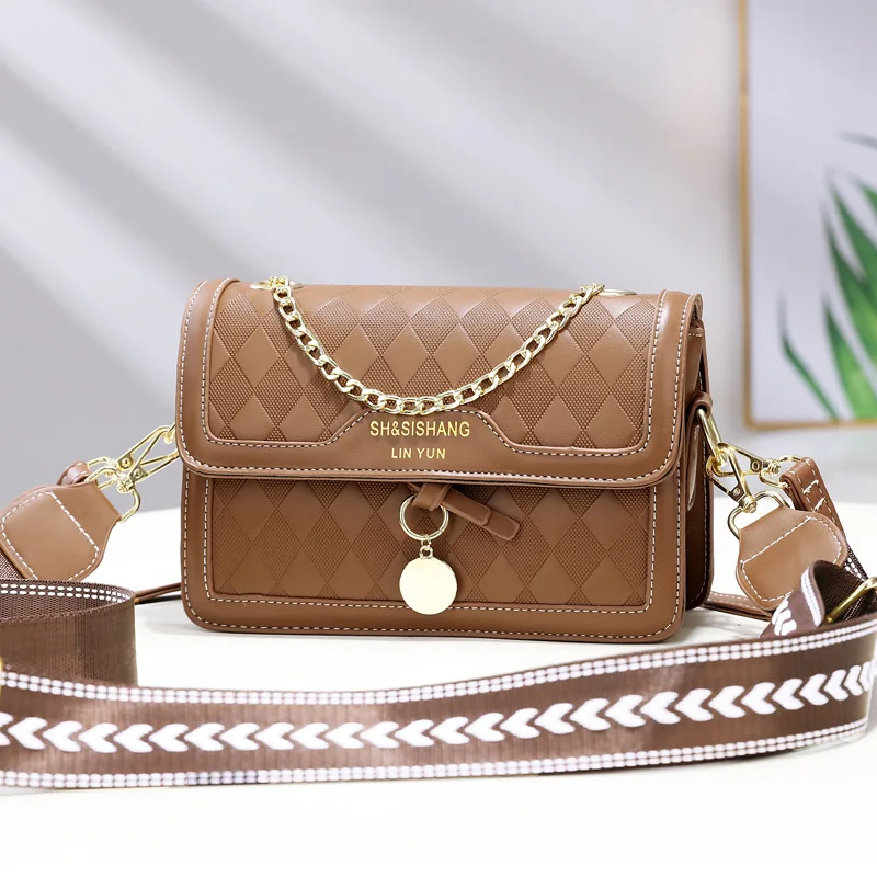 Versatile Fashionable Single Shoulder Handbag Home Style Women's Small Bag Summer Trendy Crossbody Bag Soft PU Material