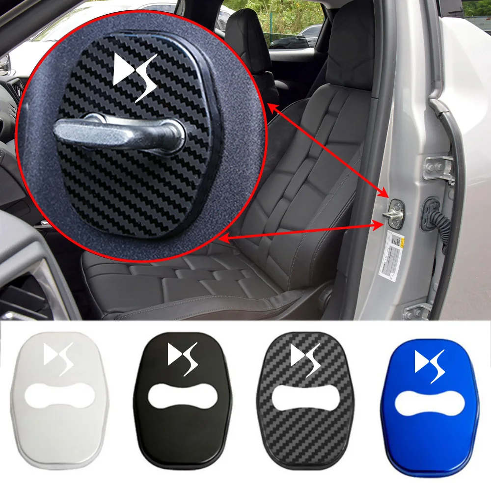 Car Door Lock Cover Auto Emblems Case for Citroen DS Spirit DS3 DS3R DS4 DS5 DS 5LS DS 5H DS6 DS7 DS9 Car Styling Accessories