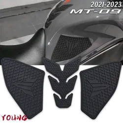 New For YAMAHA MT-09 MT09 SP 2021 2022 2023 MT 09 SP Motorcycle Non-slip Side Fuel Tank Stickers Waterproof Pad Rubber Sticker