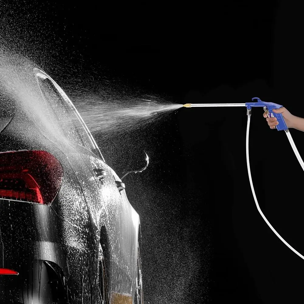 Long Mouth Cleaning Elbow Automotive Engine Oil Passage Cleaning Gun High Press With Hose Cleaning Degreaser Spray Tool