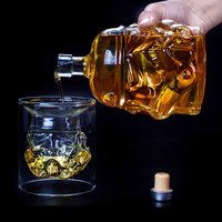 Wine Glass Set Storm Trooper Helmet Whiskey Decanter Whiskey Glass Cup Wine Glasses Accessories Creative Men Gift Bar Party Hot