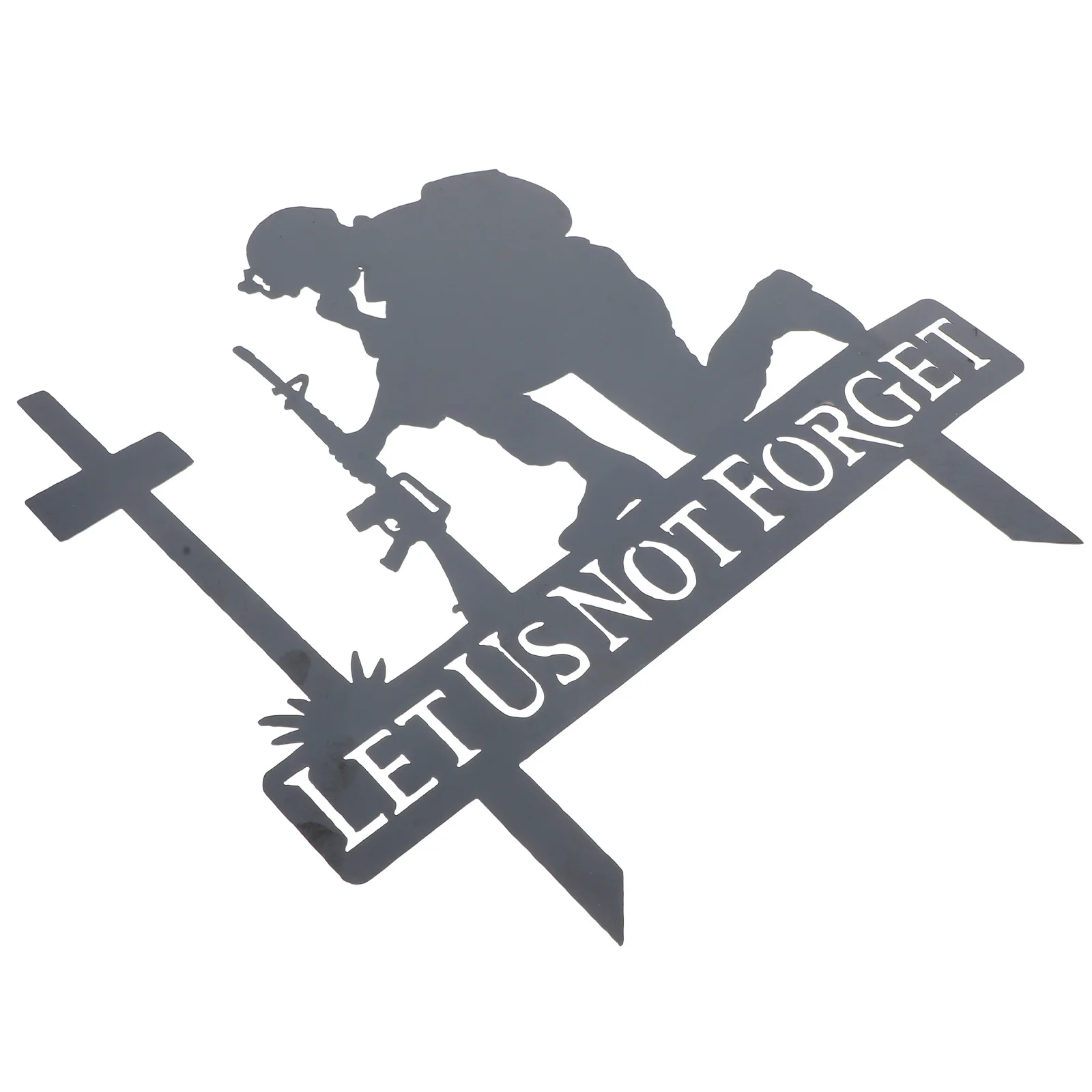 المعادن الجندي حصة يوم الذكرى في الهواء الطلق حديقة الديكور الوطنية ساحة ديكور المحاربين القدامى يوم ذكرى زخرفة ساحة معدنية