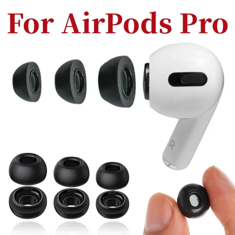 

1/3 пары ушных наконечников из пены с эффектом памяти для AirPodsPro, шумоподавляющие беруши, защитный рукав, сменные вкладыши для Apple Air Pods Pro