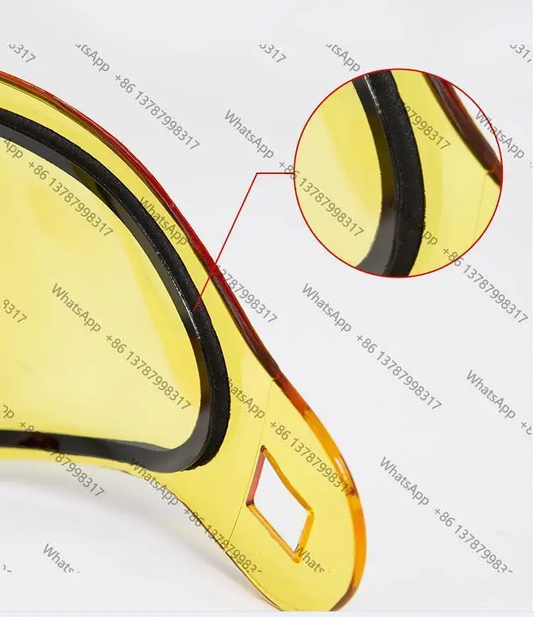 Replacement Anti Fog Yellow Thermal Lens Goggle for F5 STORM GOGGLE MASK