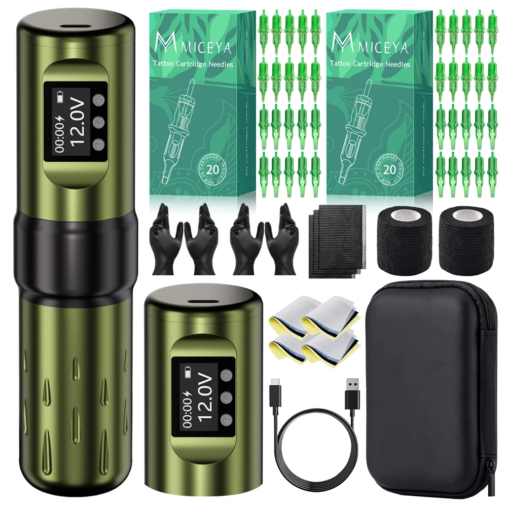 

BIGWASP Wireless Tattoo Machine Cartridge Pen 1800mAh Large Capacity Battery Permanent Makeup Tattoo Machine For Tattoo Artists