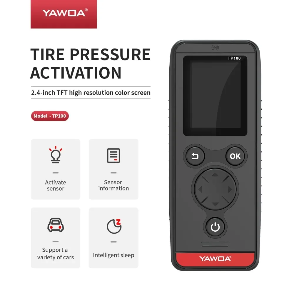 YAWOA новый автомобильный детектор давления в шинах, датчик давления в шинах активирует трансграничный новый продукт TP100