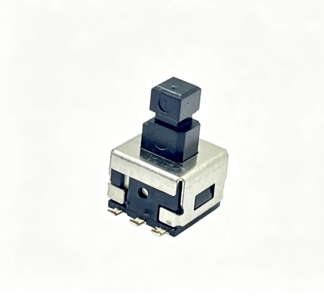 5pcs  noble professional mixing console dedicated self-locking switch SMD 6-pin 8*8 button self-return power switch non-locking