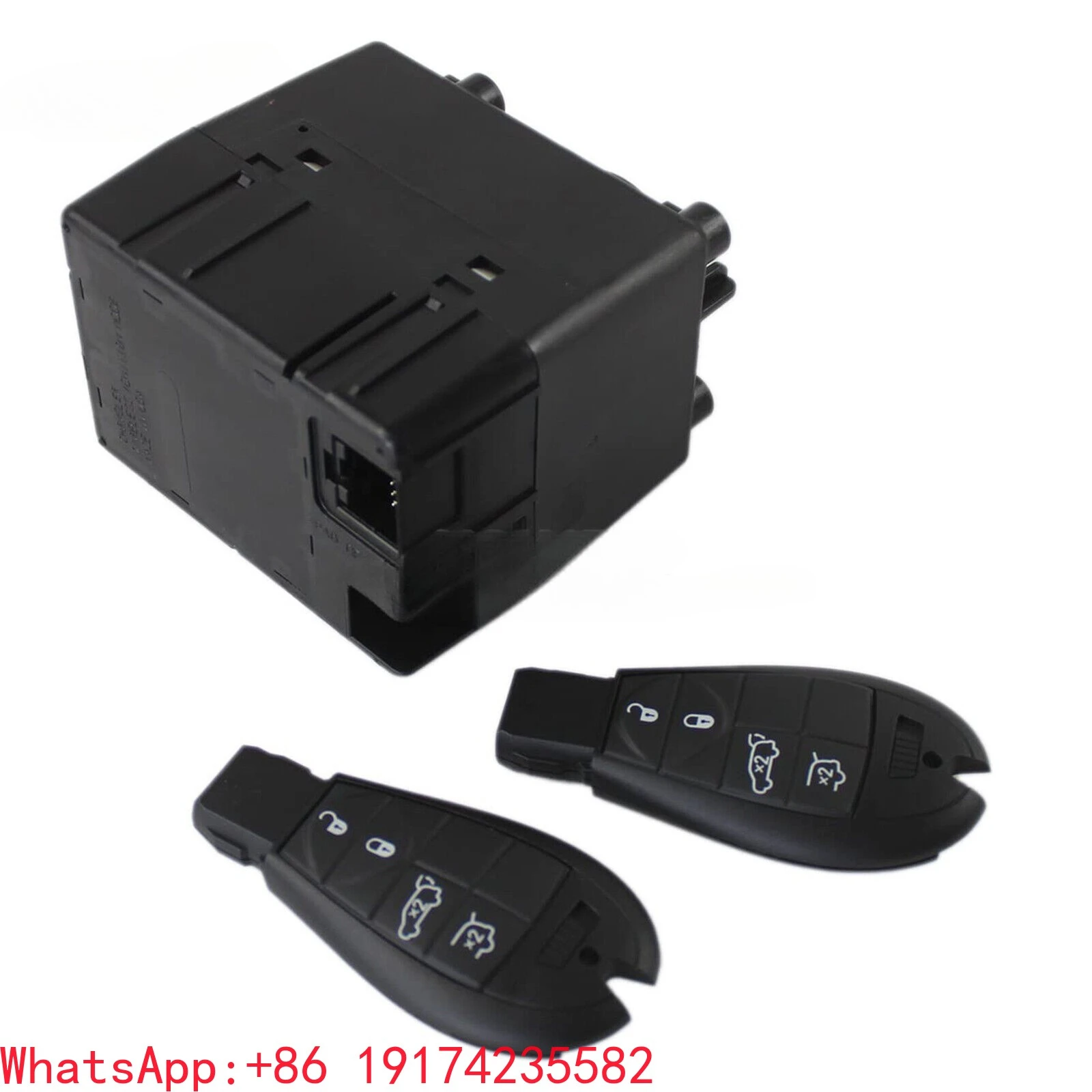 

Wireless Ignition Switch Module With Keys 05026367AE 68064789AA 68064957AD 68066724AD 5026364AG for Dodge Chrysler Jeep