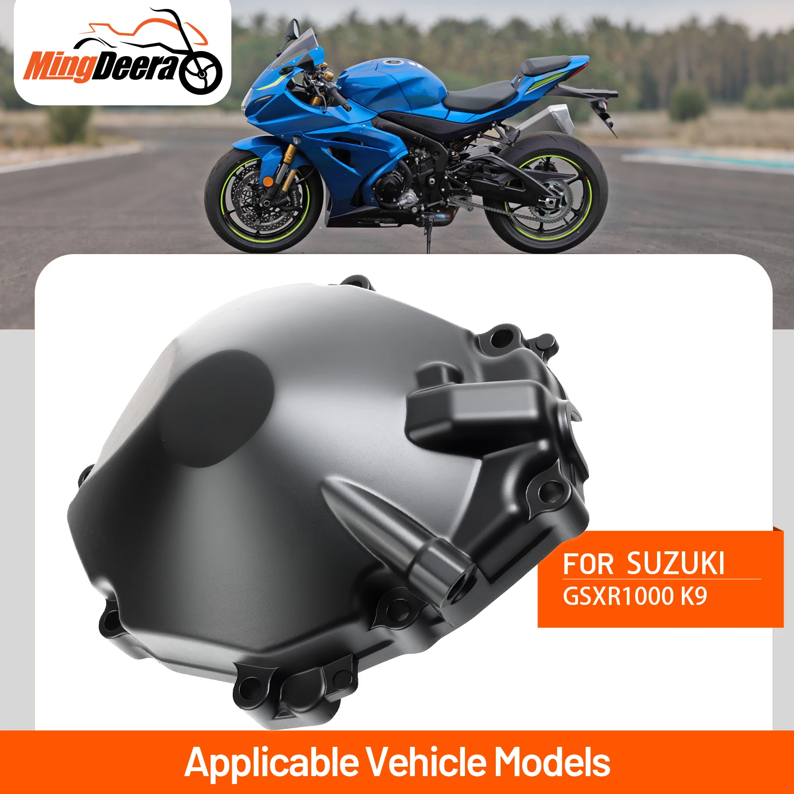 

Suitable For Suzuki GSXR 1000 GSXR1000 K9 2009-2016 Motorcycle Accessories Engine Hood Motor Stator Cover Crankcase Side Cover