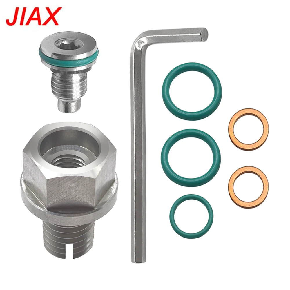 M12x1.5 Magnetic Oversized Self Tapping Oil Drain Plug Stainless Steel Oil Pan Thread Repair Kit Fits Most Toyota Nissan Fiat