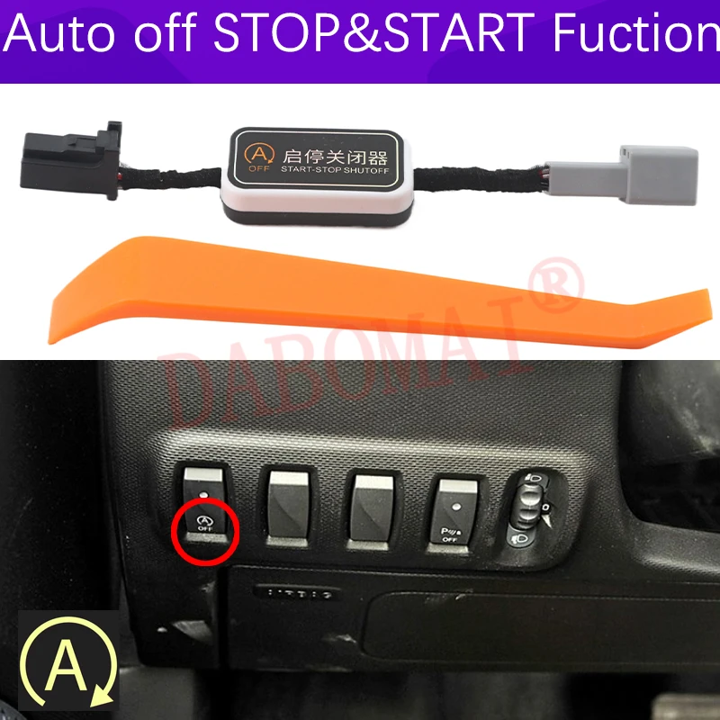 

For Mercedes Benz Smart Fortwo 453 2014-2019 Auto Start Stop Engine System Off Eliminator Control Sensor Plug Cable Canceller