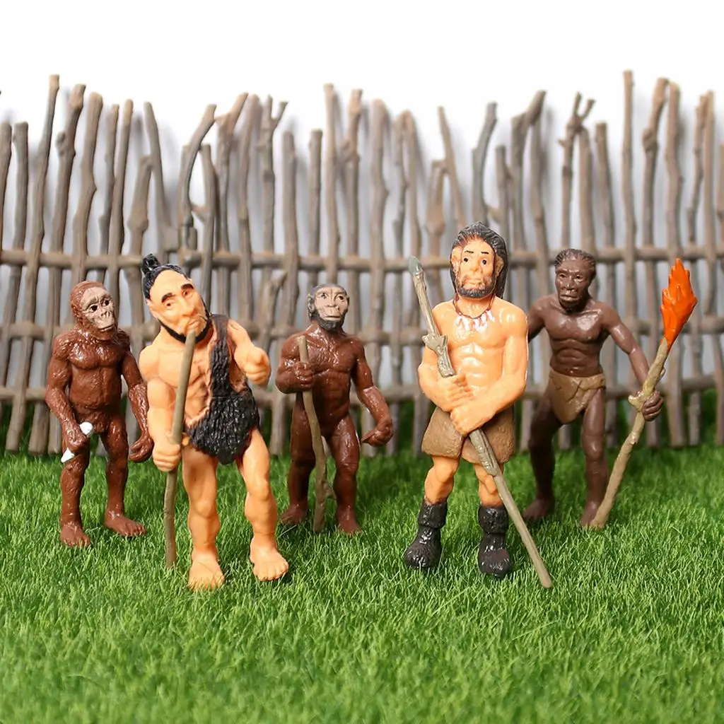 Brinquedos de aprendizagem modelo humano primitivo crianças auxiliares de ensino cognitivo decoração de casa