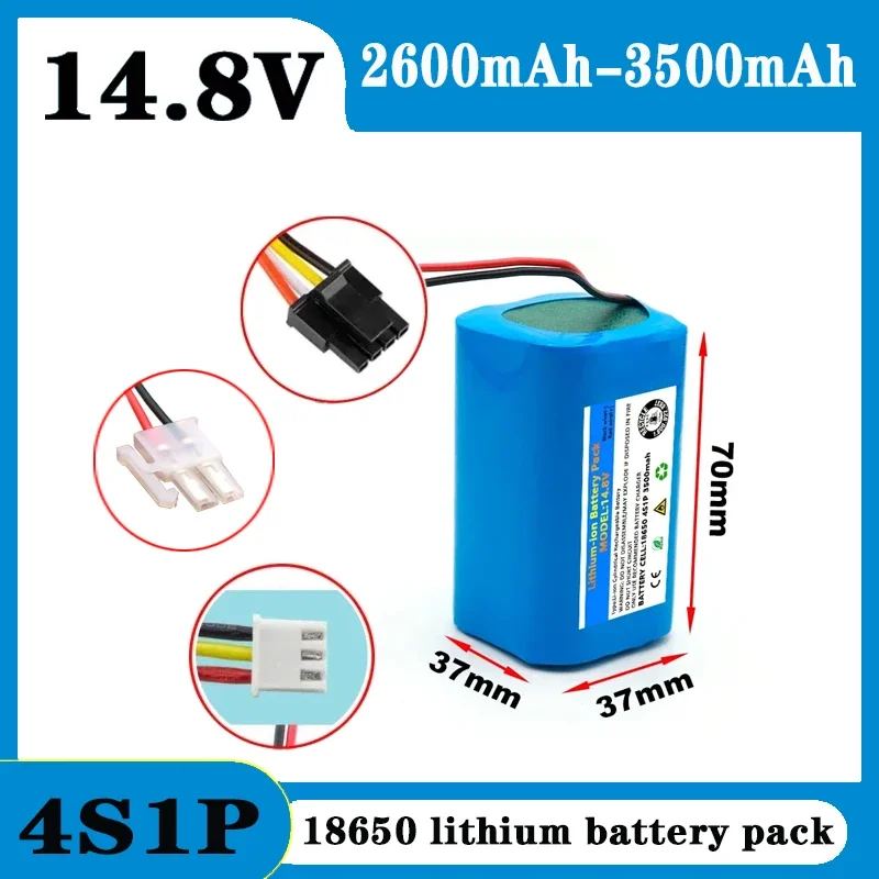 14.8V 2600mAh 3500mAh Li-ion Battery for Xiaomi G1 MI Robot Vacuum-Mop Essential MJSTG1 Robot Vacuum Cleaner 18650 Battery Pack