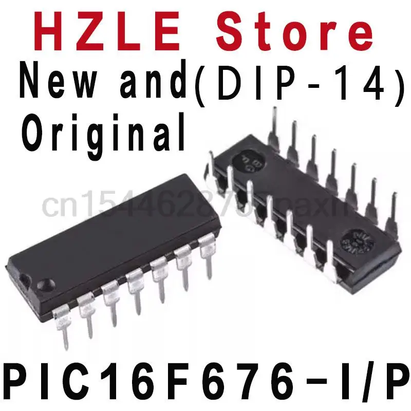 

5-100PCS New and Original PIC16F676 I/P DIP-14 RONNY IC PIC16F676-I/P