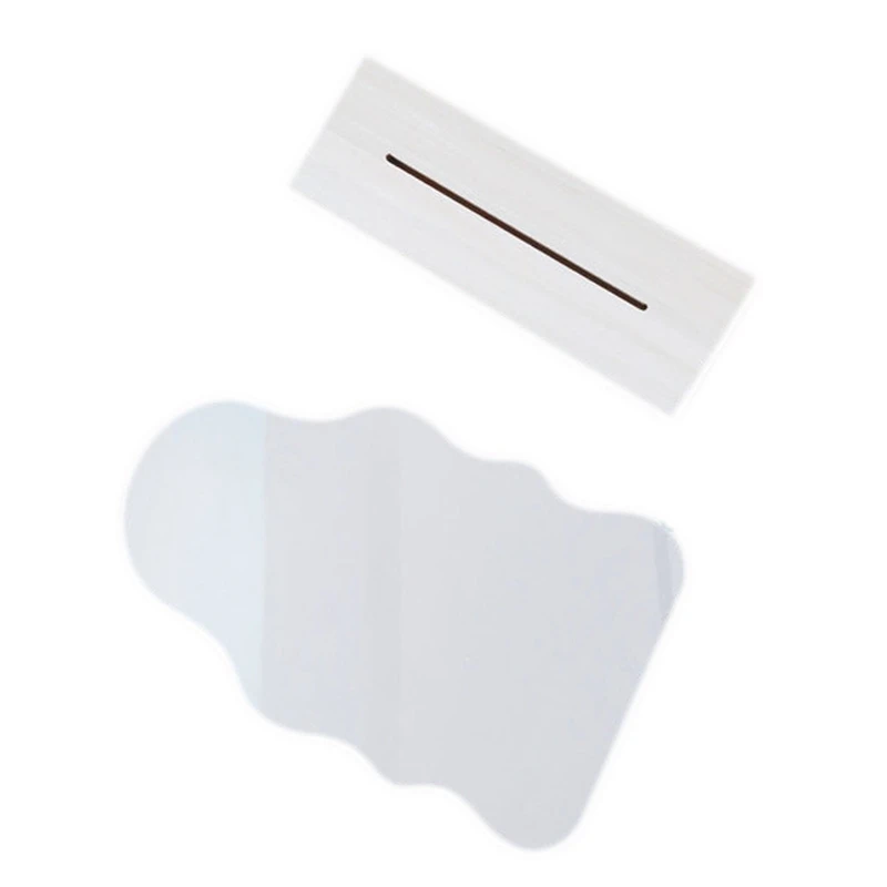 Không Đều Gương Trang Điểm Mỹ Phẩm Ins Gương Acrylic Để Bàn Trang Trí Nhà Với Đế Gỗ Cho Phòng Khách Phòng Tắm Phòng Ngủ