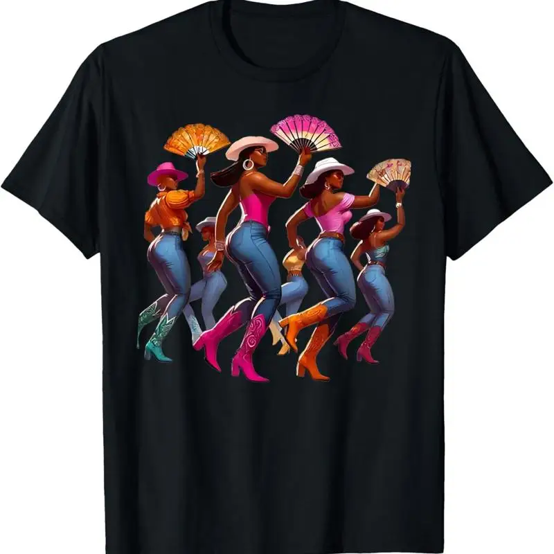 

Boots on the Ground Dancing Cowgirl Boot Cowboy Western T Shirt
