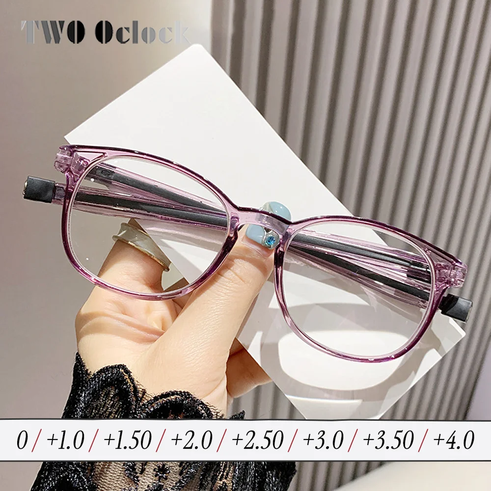 2025 Anti-slip Reading Glasses for Women Men Plus Presbyopia Optical Lenses Women Computer Magnify Grade Prescription Glass +250