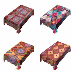 Traditional Egyptian Ramadan Arabic Islamic Middle East Turkish Geometry Pattern Colorful Tablecloth By Ho Me Lili Tabletop Deco
