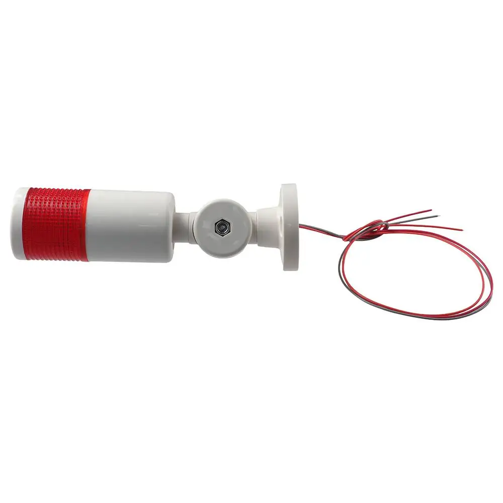 Durable 24V DC Alarm Warning Light with Buzzer Red Industrial Warning Signal Lights Plastic Flash Signal Warning light