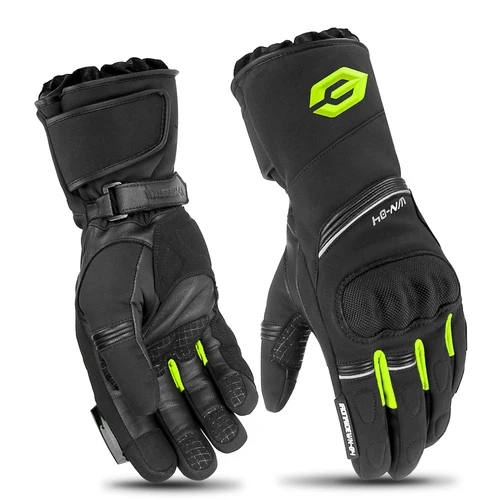 Imagen 1 del producto Guantes cálidos de invierno para motocicleta, guantes todoterreno para ir al trabajo al aire libre, guantes protectores para motocicleta, guantes para bicicleta de viaje al aire libre