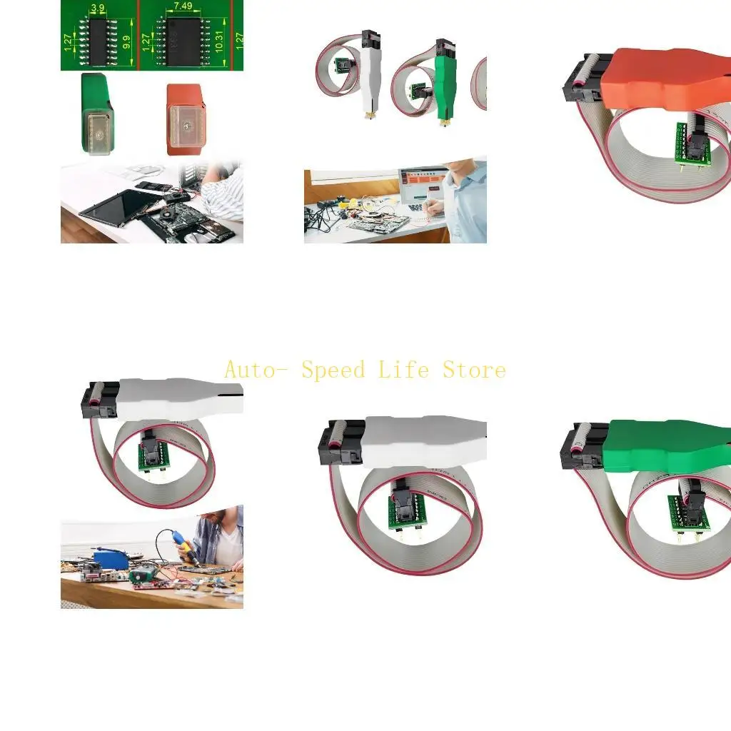 

02DA Versatiled Chip Burning Cable For SOP14 150mil/SOP16 150mil/SOP16 300mil Option