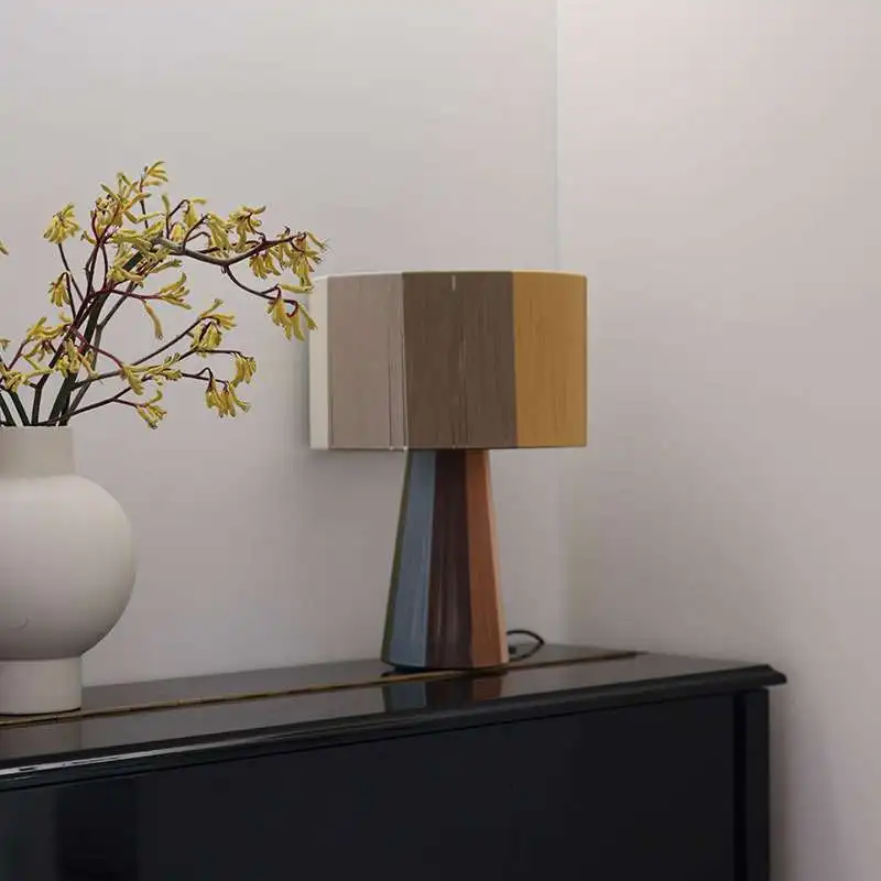 Energy-saving Led High-value Handmade Retro Homestay Master Bedroom Bedside Lamp Hotel Atmosphere Desk Lamp