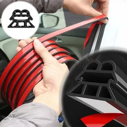 16m Car Door Rubber Seal Strip Auto Protector 3 Layer Sealing Strips Car Rubber Seal for Car Trunk Hood Sealant Sound Insulation