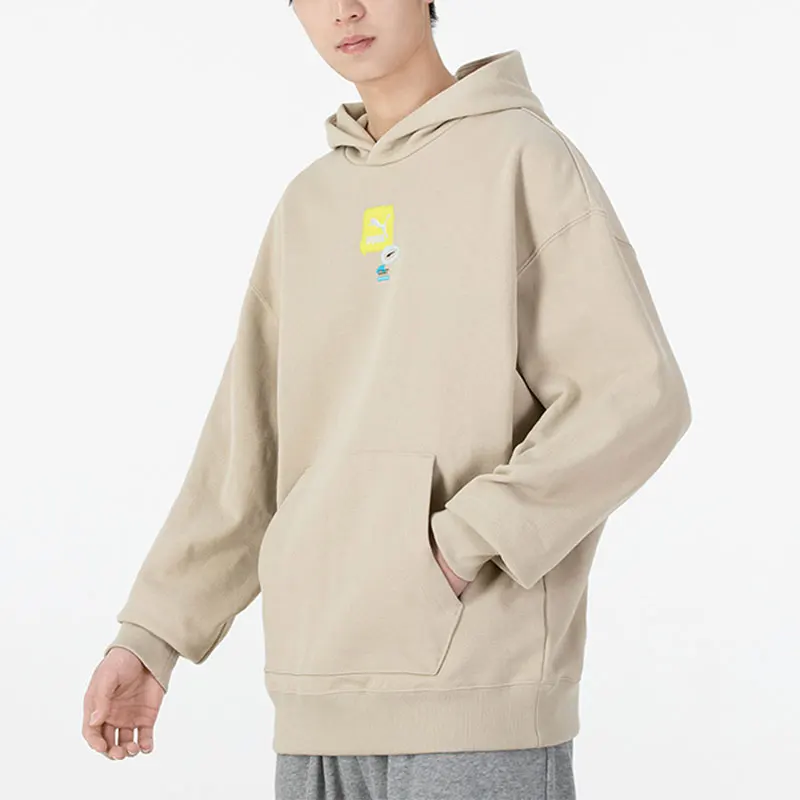 

PUMA Genuine Men's Fashion Sporty Hooded Loose Pullover Sweatshirt 536061-64