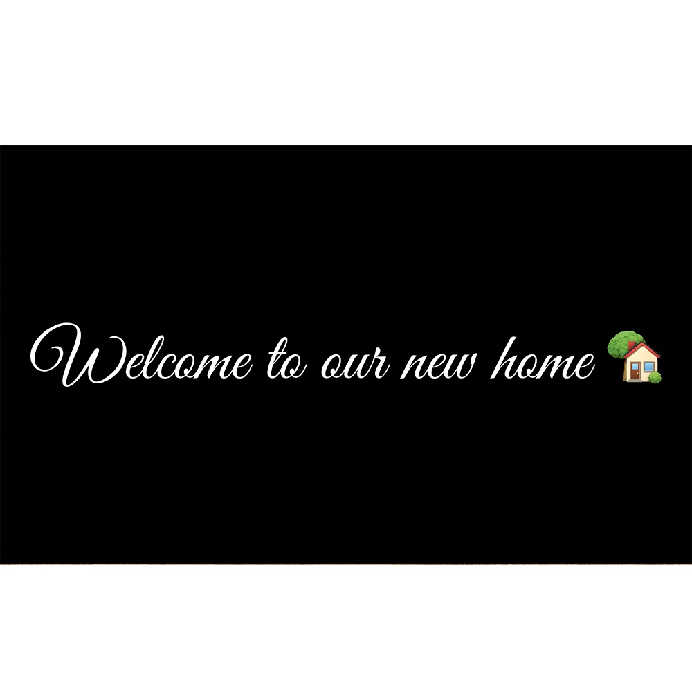

Welcome to our new home bathroom accessories Non-slip Mat,House Decor Mat Welcome Doormat,Funny Mat,Indoor Mat