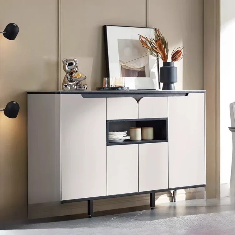 Gothic High Living Room Cabinets Nordic Drinks Tall Modern Display Cabinet Cream Simple Woonkamerkasten Furniture Living Room