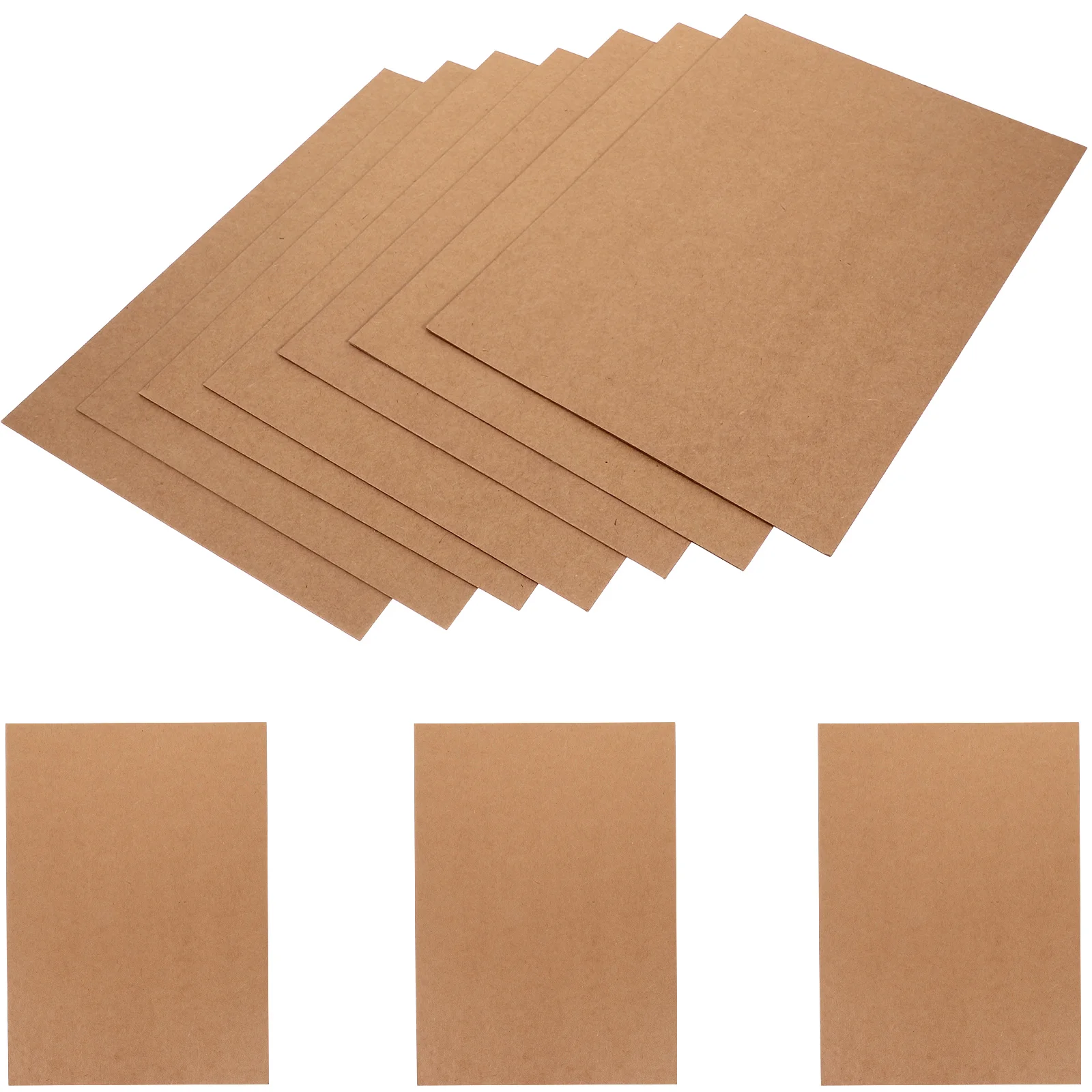 10pcs 10 Sheets Thick Kraft Paper Oil Painting Papers Art Drawing Cardstock Marker Sketch Paper For Creative Writing Work