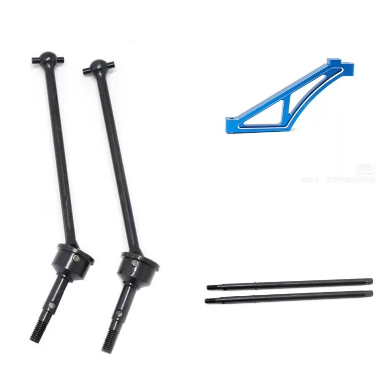 For YIKONG DF7 YK4072 1/7 RC Truck Metal Front Support Rod 1144 45# Steel CVD Dogbone Drive Shaft Upgrade Accessories