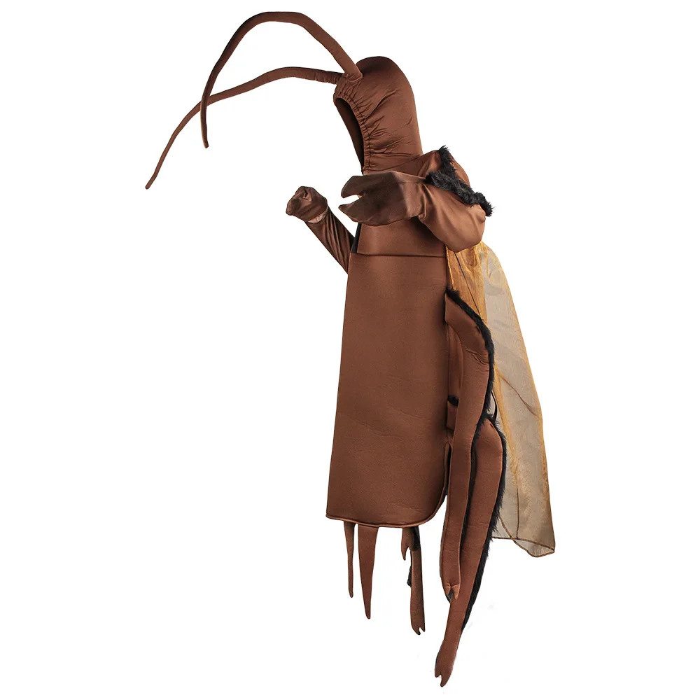 Loween coroach cosplay traje animal selfie par outfit engraçado dr-up terno de uma peça feminino modelo traje de palco étnico