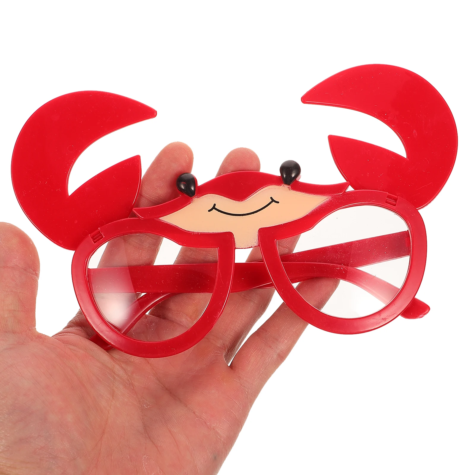 

3Pcs Crab Sunglasses Party Glasses Unique Cartoon Design Beach Theme Accessories