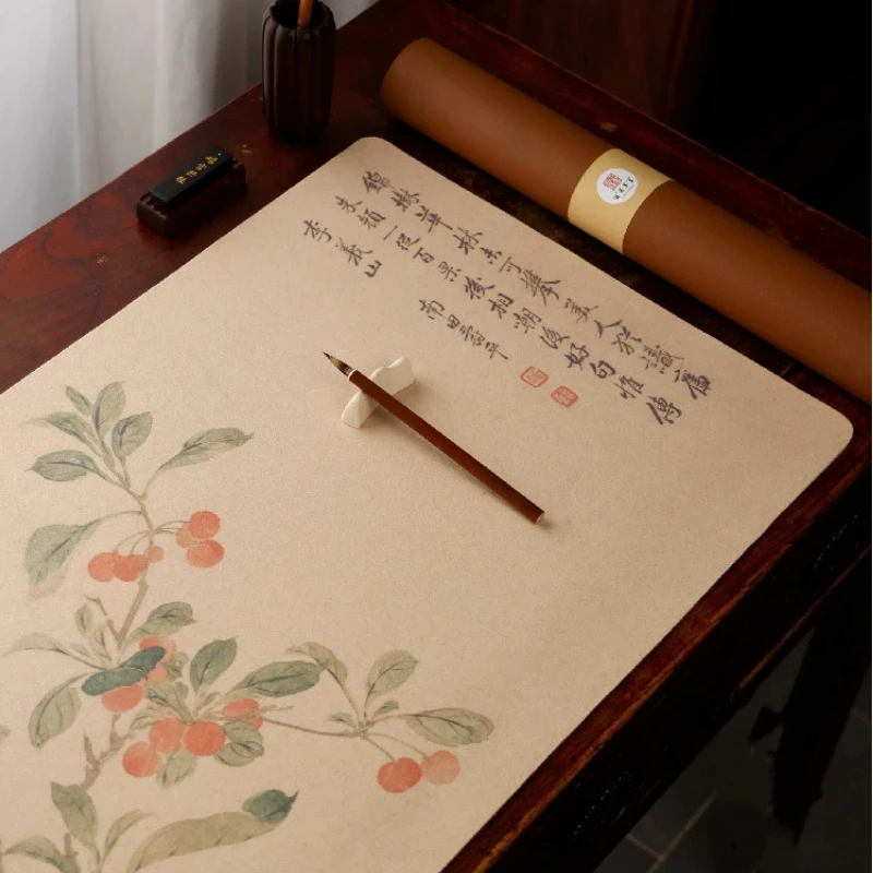

Chinese Calligraphy Painted Felt Mat Multifunctional Double Sided Felt Pads Creative Ancient Style Writing Painting Art Felt Mat