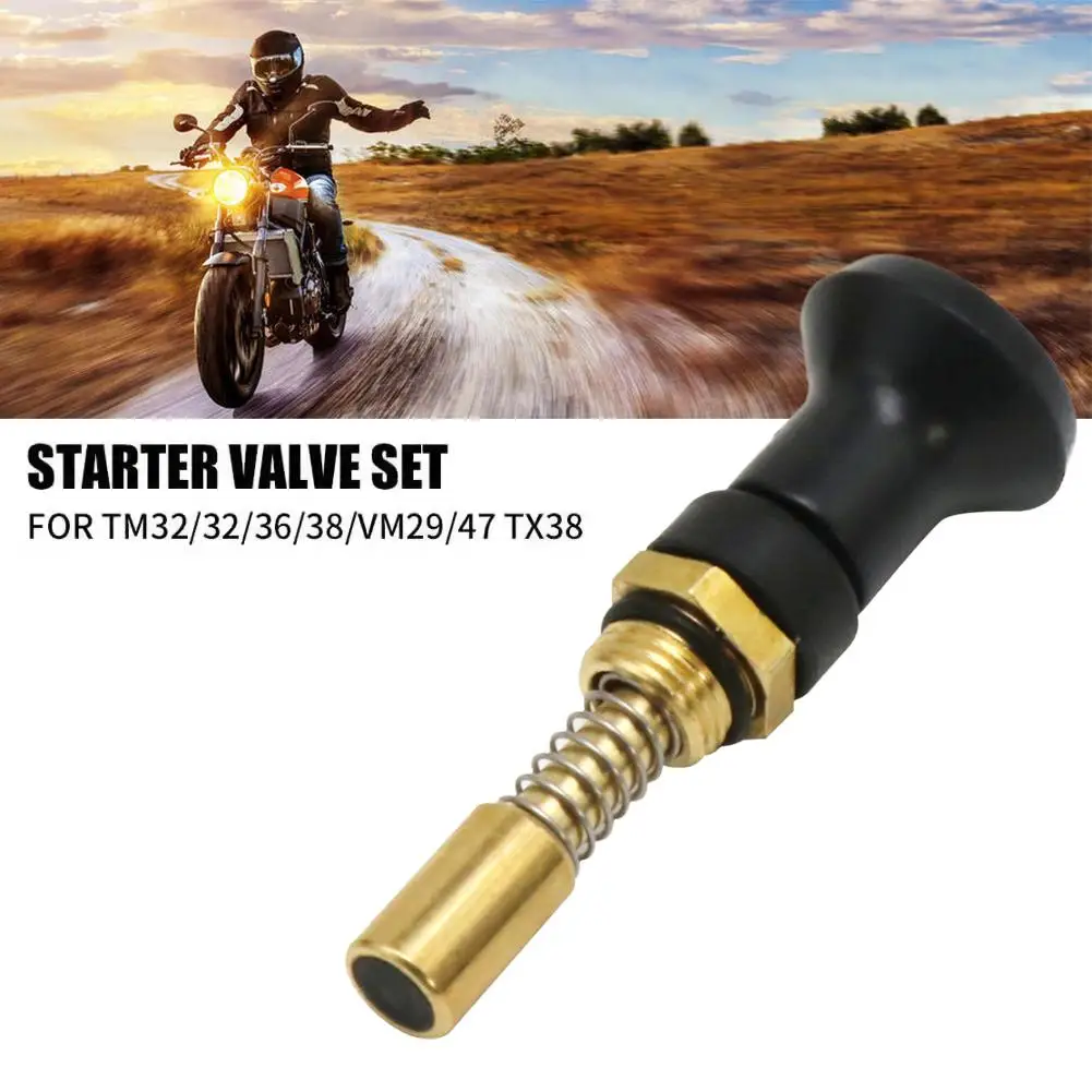 

For Mikuni VM TM38 VM29/47 Button Carburetor Pull Up Plunger Motorcycle Knob Starter Choke Accessories B9E0