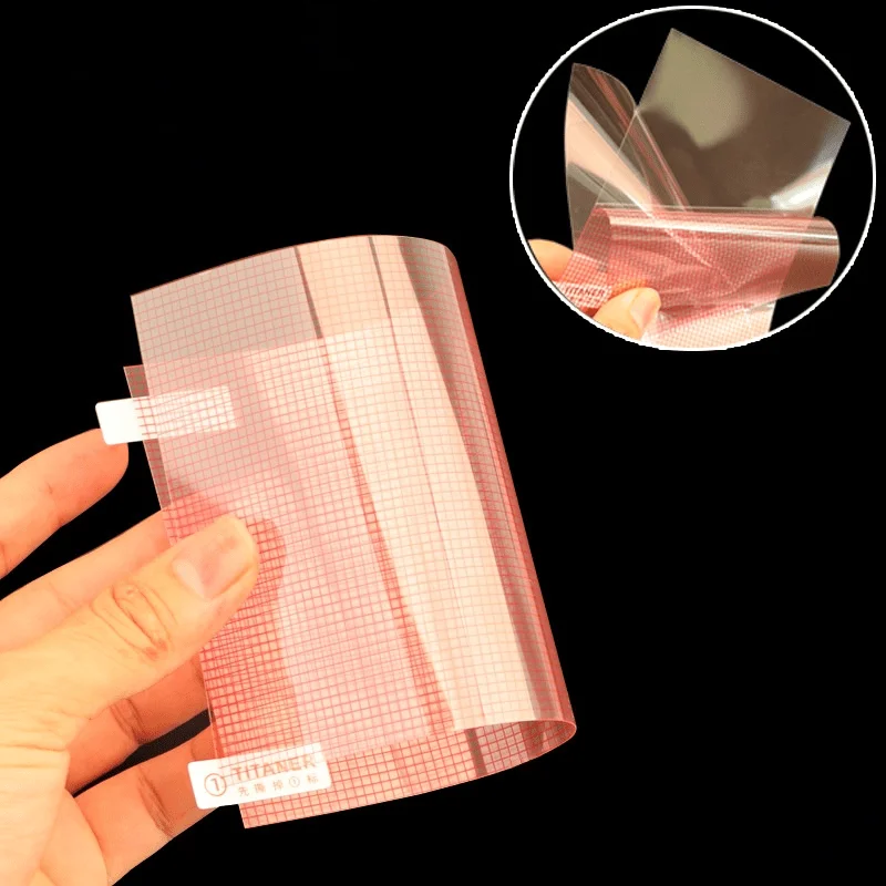 2Pcs Anti‑Scratch Anti‑Fingerprint Self‑Cut Clear Film, Universal HD Screen Protector for Camera, Smartwatch, Tablet Devices