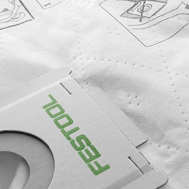 FESTOOL Self Cleaning Dust Bag SC-FIS-CT 26/5 38/5 48/5 HEPA Polar Fleece Vacuum Filter Bag 496186 496187 497539 5PCS